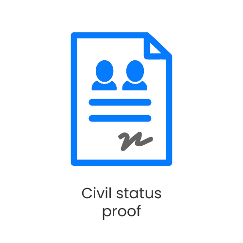 Civil status proof 8 2024