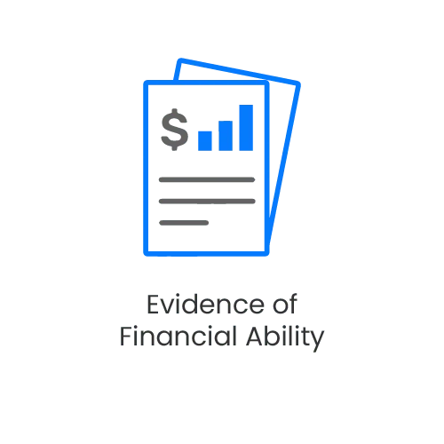 Evidence of Financial Ability 1 2024