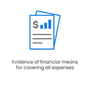 Evidence of financial means for covering all 2024