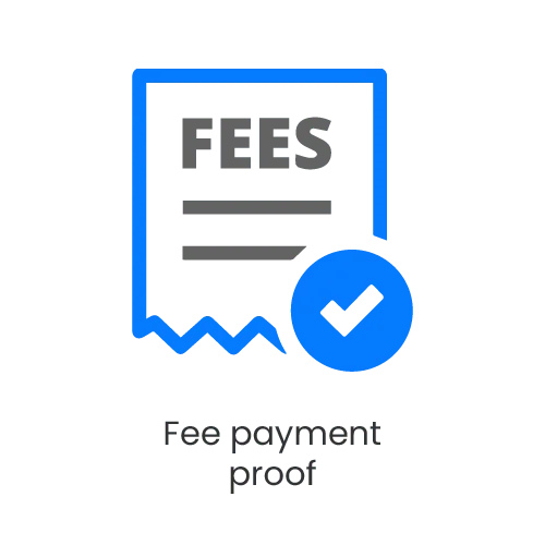 Fee payment proof 8 2024