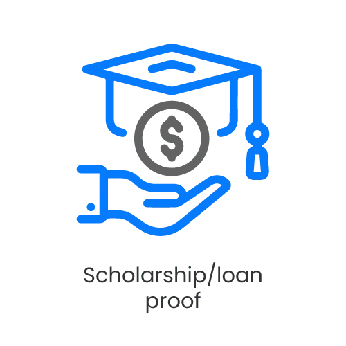 Scholarship loan proof 8 2025