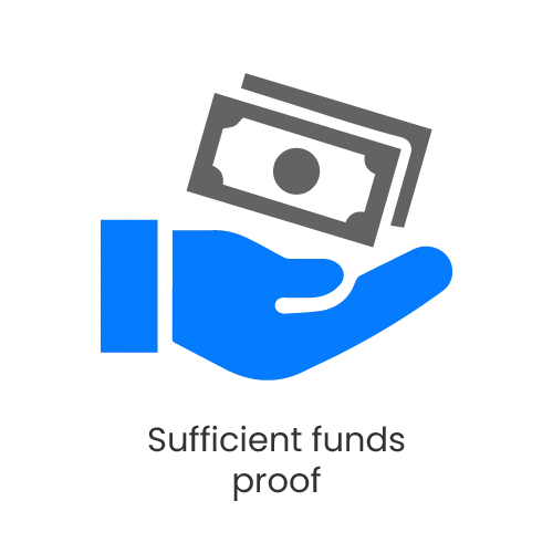 Sufficient funds proof 8 2025