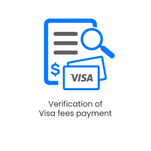 Verification of Visa fees payment 2024