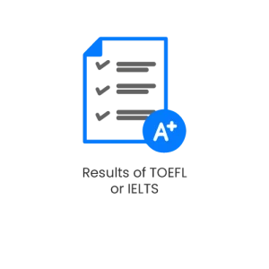 Results of TOEFL or IELTS 2025