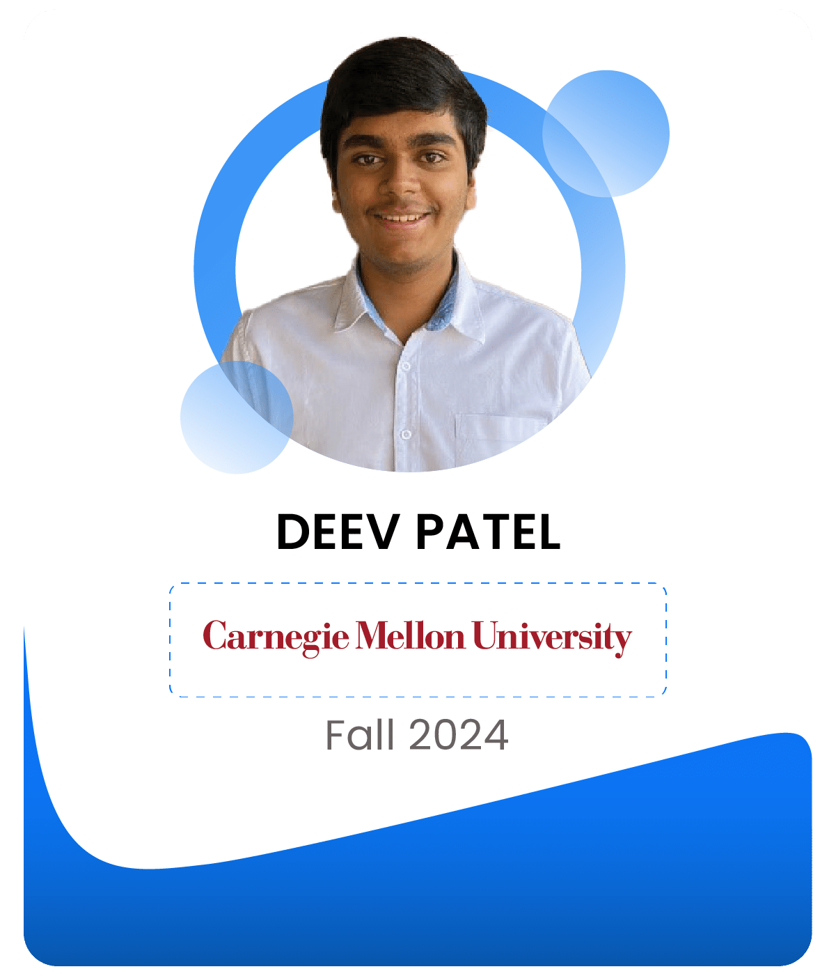 Deev Patel_Student card