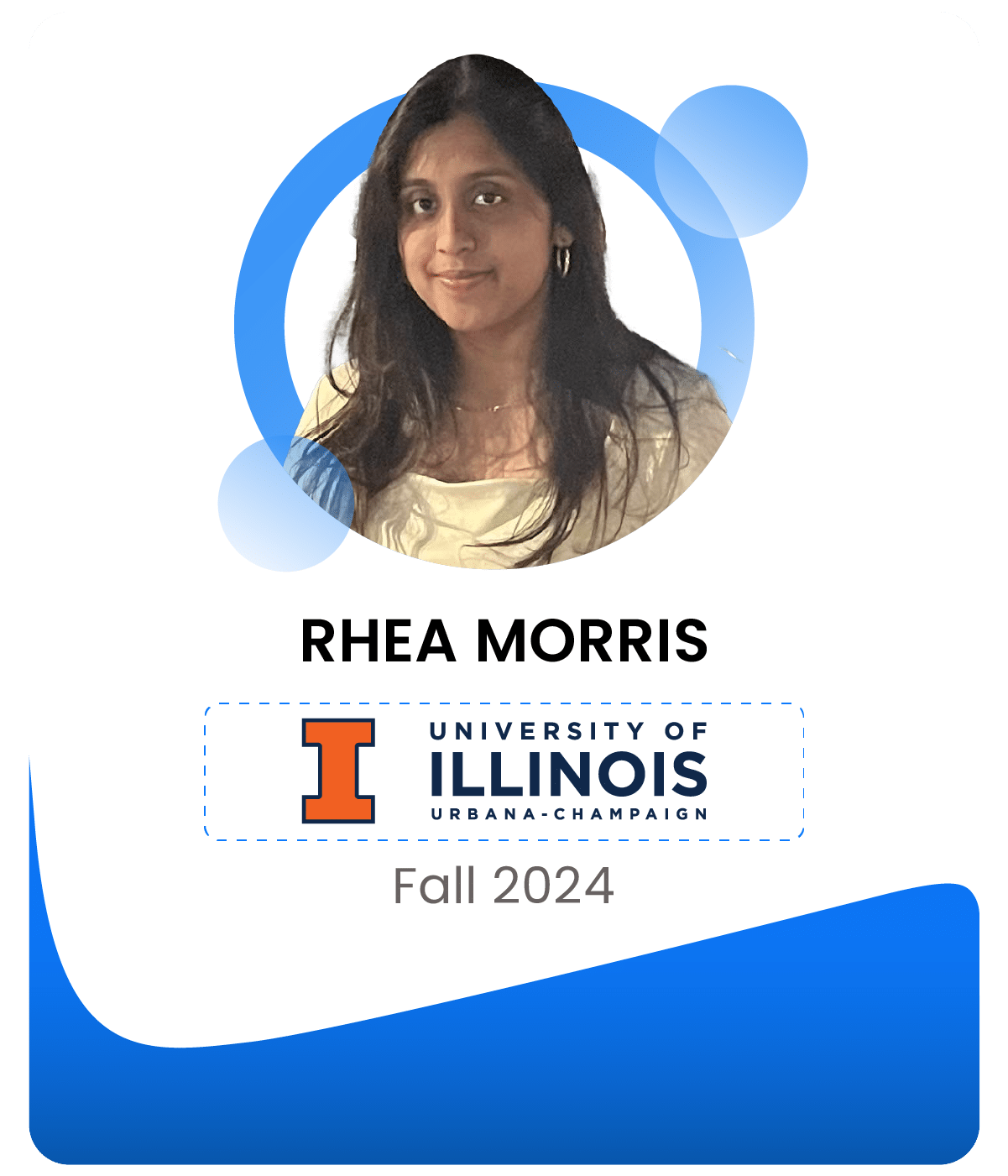 Rhea Morris_Student card