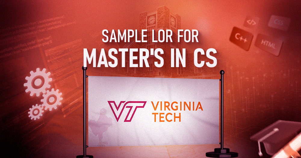 Sample LOR for MS in CS at Virginia Tech V2 2025