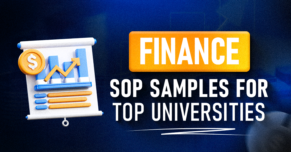 Finance SOP Samples for Top Universities 2025